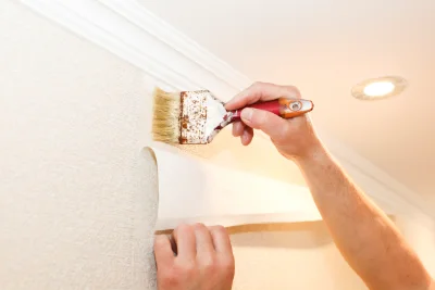 Pose de papier peint à Potelle — revêtements muraux et toiles de verre